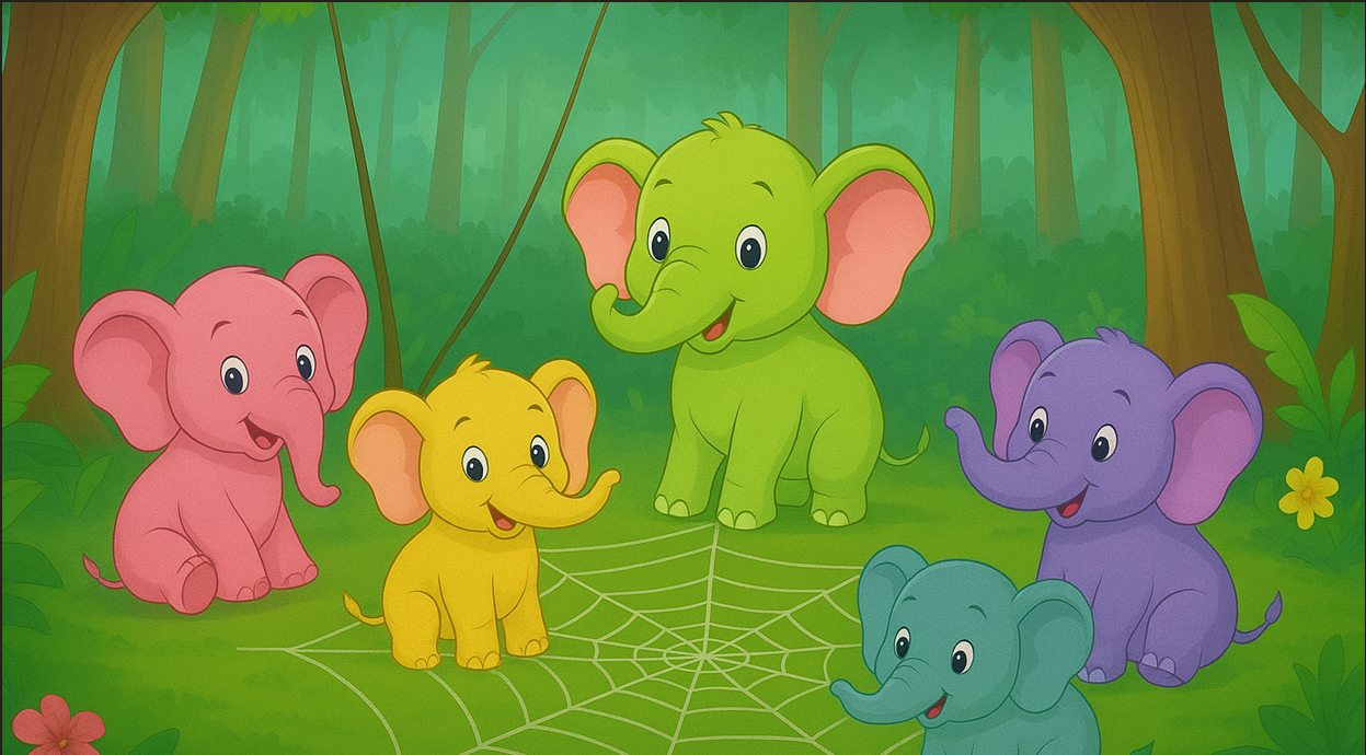 Comptine Un éléphant qui se balançait 🐘🐘 pour enfants